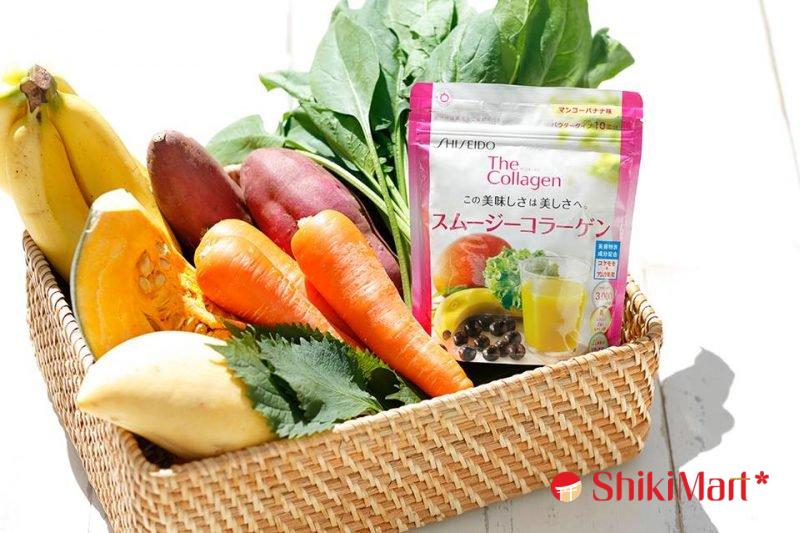 Bột collagen Shiseido trái cây